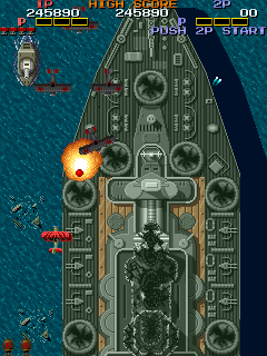 Fire Shark screenshot 5 for Sega Mega Drive